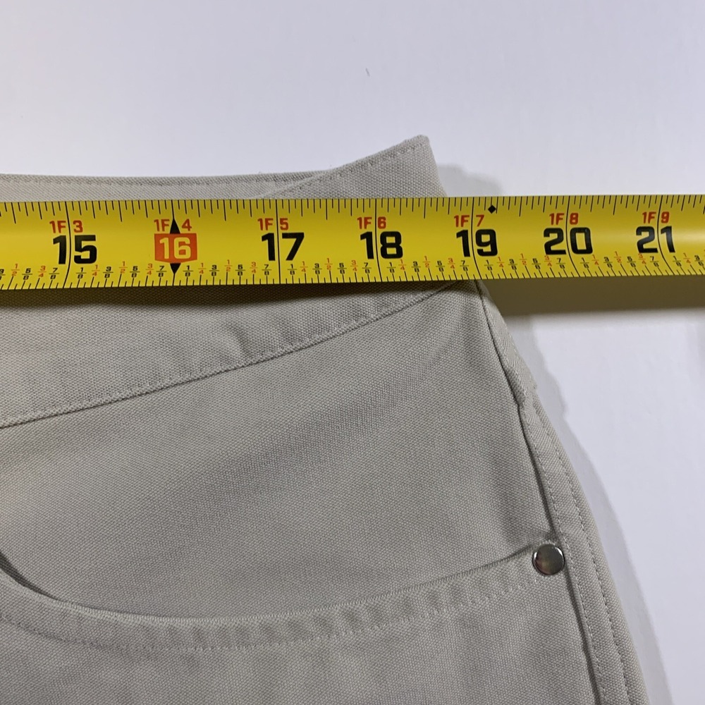 Lululemon Pants Mens 36x28‎ ABC Crop Pant Relaxed Utilitech Brown Tan Khaki - Picture 8 of 12